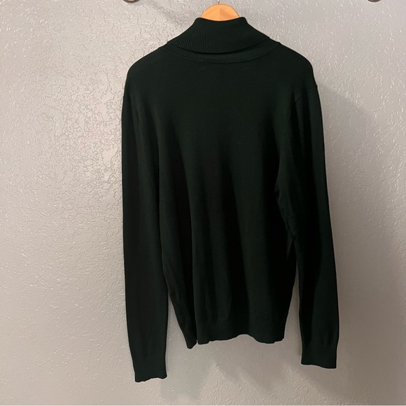 Calvin Klein XL Dark Green Turtle Neck Sweater - Picture 7 of 11